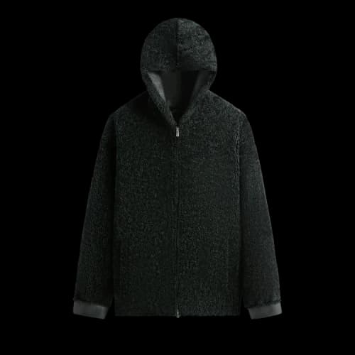 Kith Ryer Hooded Shearling Jacket Stadium