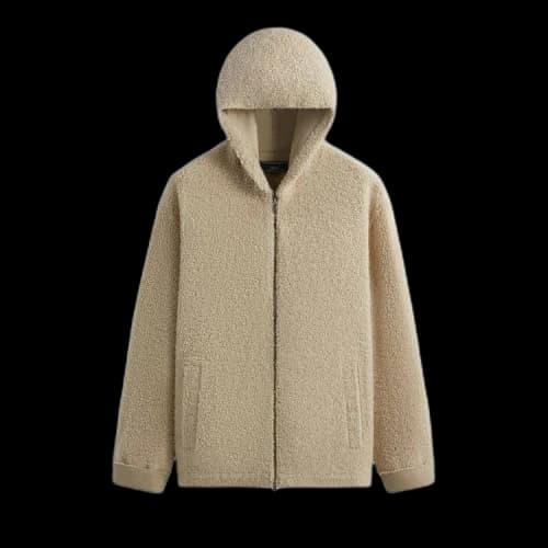 Kith Ryer Hooded Shearling Jacket Sector