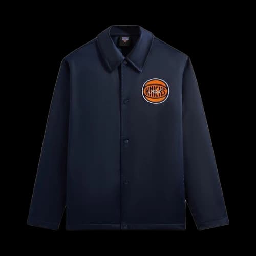 Kith For The New York Knicks Snap Front Coaches Jacket 'Nocturnal'
