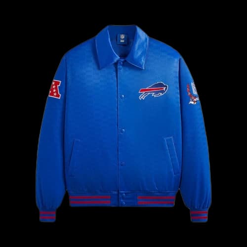 Kith For The NFL: Bills Satin Bomber Jacket 'Cyclone'