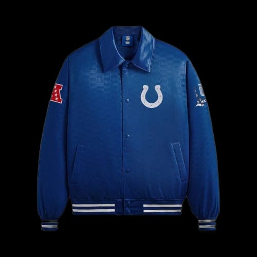 Kith For The NFL: Colts Satin Bomber Jacket 'Entice'