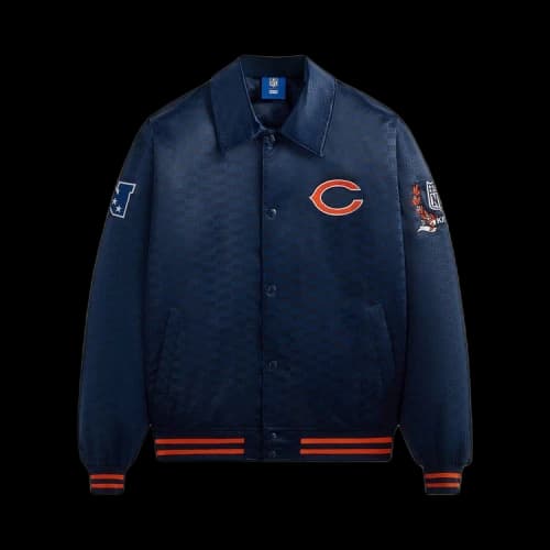 Kith For The NFL: Bears Satin Bomber Jacket 'Meter'