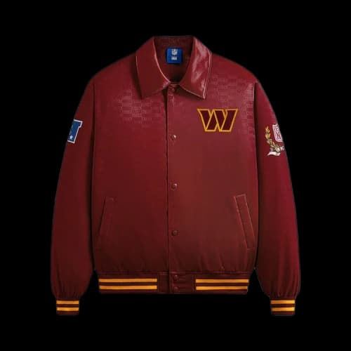 Kith For The NFL: Commanders Satin Bomber Jacket 'Prompt'