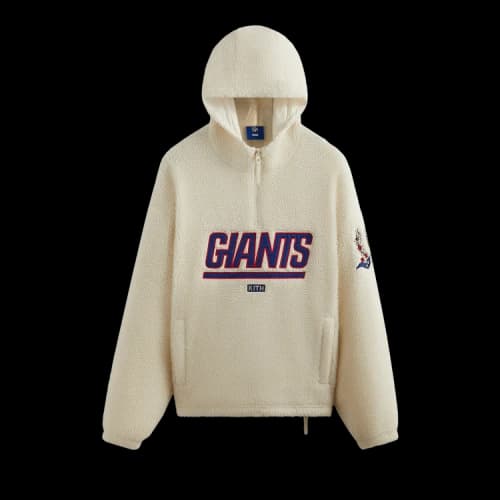 Kith For the NFL: Giants Quarter Zip Sherpa 'Nano'