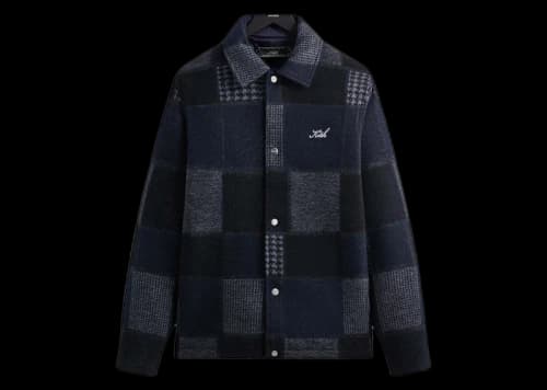 Kith Patchwork Wool Coaches Jacket Nocturnal