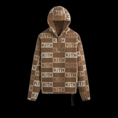 Kith Merrick Sherpa Hoodie 'Canvas'