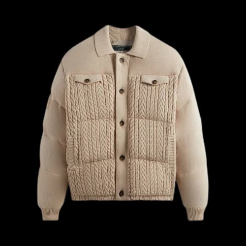 Kith Puffed Stiles Knit Trucker Jacket Canvas