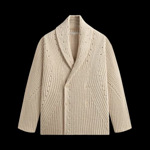 Kith Chenille Becker Cardigan 'Sandrift'