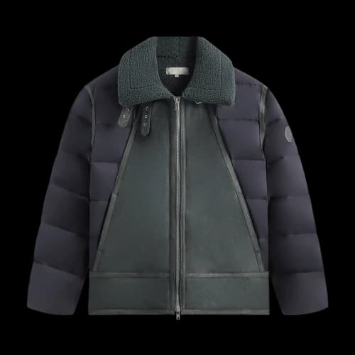 Kith Arden Bonded Microsuede Combo Jacket 'Machine'