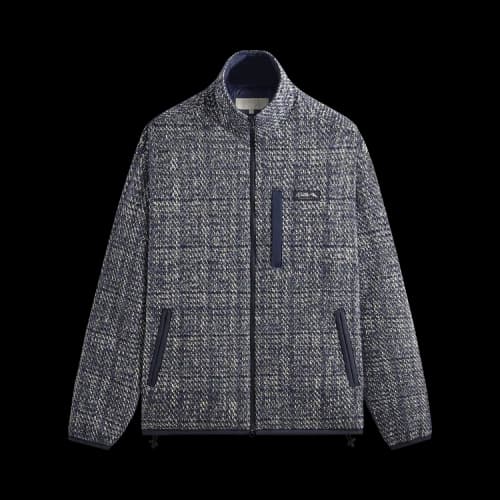 Kith Textured Tweed Claremont Full Zip 'Cave'
