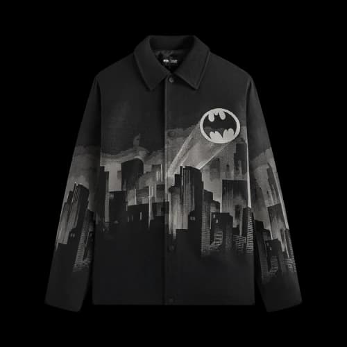 Kith x Batman Signal Tapestry Coaches Jacket 'Black'