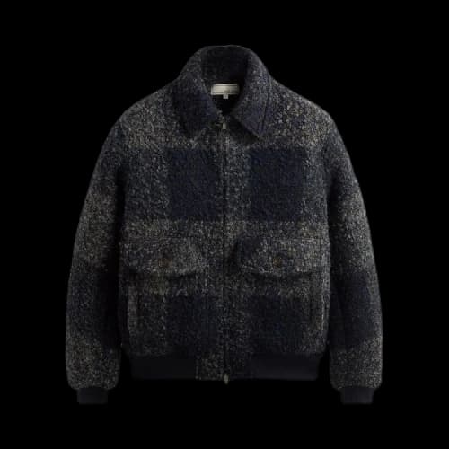 Kith & Kin Boucle Check Hawthorne Flight Jacket 'Vista'