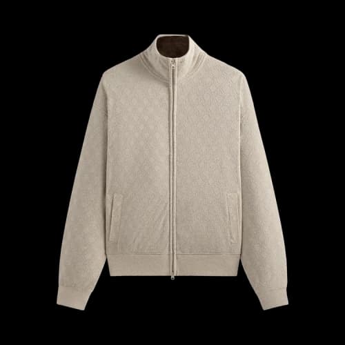 Kith Bonded Fleece Wyona Full Zip 'Sandy Heather'