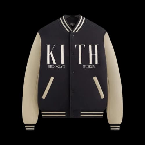 Kith Brooklyn Museum Wool Varsity Jacket 'Ink'