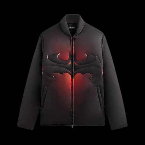 Kith x Batman Brixton Quilted Puffed Jacket 'Black'