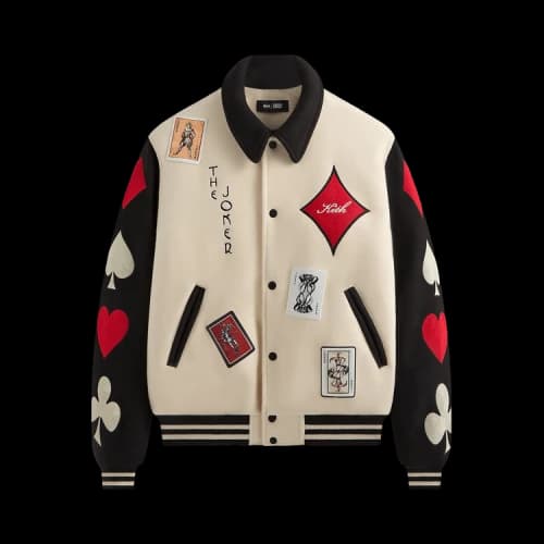 Kith x Batman Joker Wool Coaches Jacket 'Sandrift'