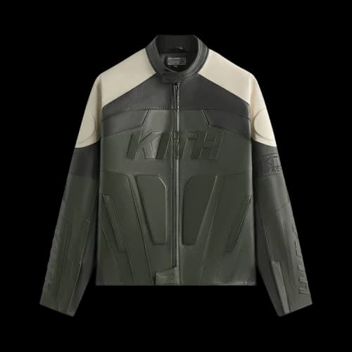 Kith Leather Wayne Moto Jacket 'Stadium'