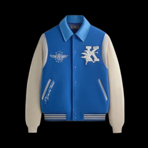 Kith Wool & Microsuede Varsity Jacket 'Cyclone'