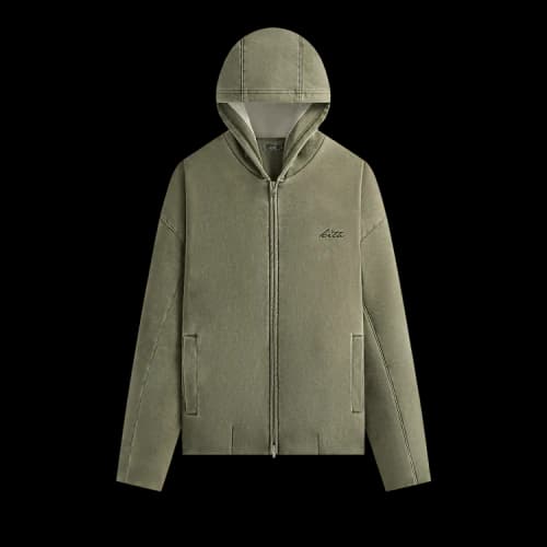 Kith Washed Microsuede Puffed Jaysen Hoodie 'Cavan'