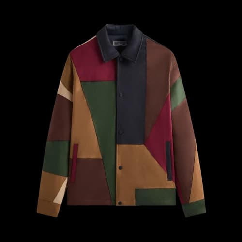 Kith Microsuede Patchwork Pirlo Jacket 'Nocturnal'