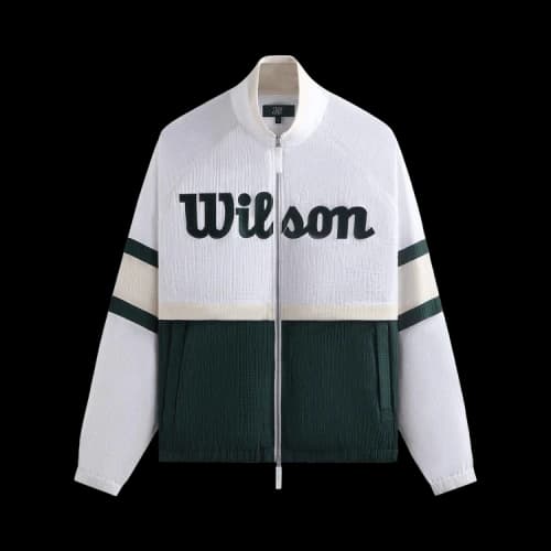 Kith x Wilson Dobby Track Jacket 'White'