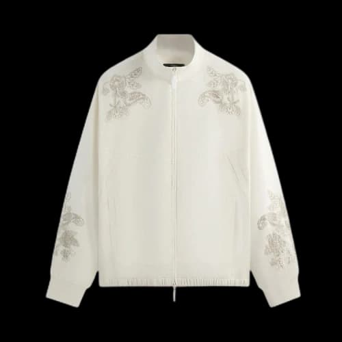 Kith x Wilson Embroidered Mesh Track Jacket 'White'