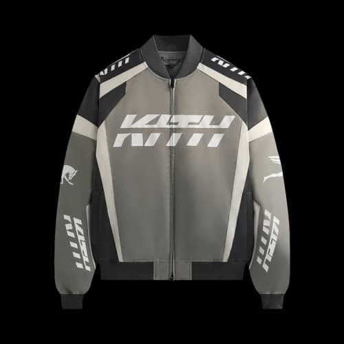 Kith Racing Nylon Bomber Jacket 'Steel'