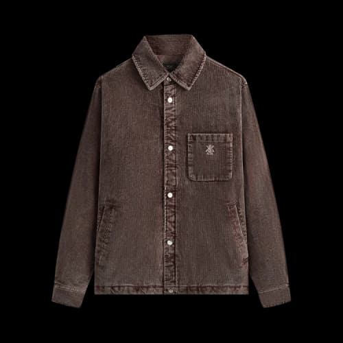 Kith Washed Corduroy Brixton Puffed Shirt Jacket 'Saddle'