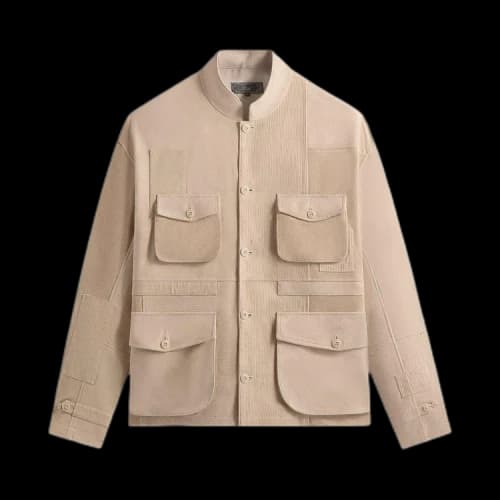 Kith Amare Patchworked Suede Jacket 'Veil'