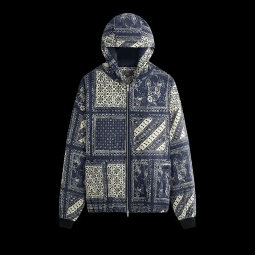 Kith Puffed Microsuede Jaysen Hoodie 'Vista'