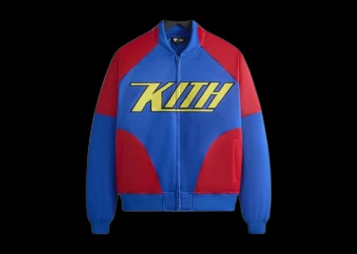 Kith x Superman Satin Bomber Jacket Cyclone