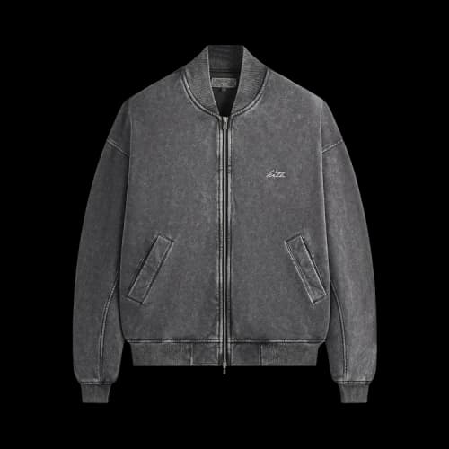 Kith Antique Wash Avery Bomber Jacket 'Black'