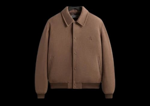 Kith Felted Jersey Coaches Varsity Jacket Poise