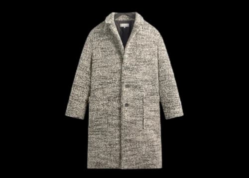 Kith & Kin Plush Boucle Bergen Coat Hallow