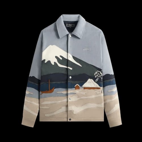 Kith Scenic Winter Microsuede Overshirt 'Kindred'