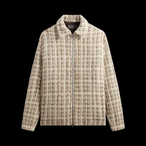 Kith Windowpane Tweed Coaches Jacket 'Hallow'