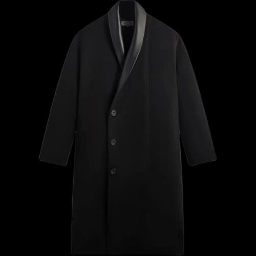 Kith Shawl Collar Wool Bernard Coat 'Black'