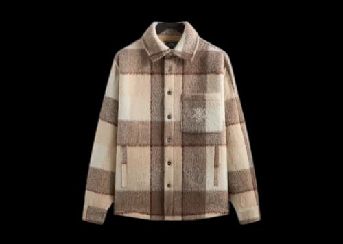 Kith Brushed Plaid Sheridan Shirt Jacket Canvas