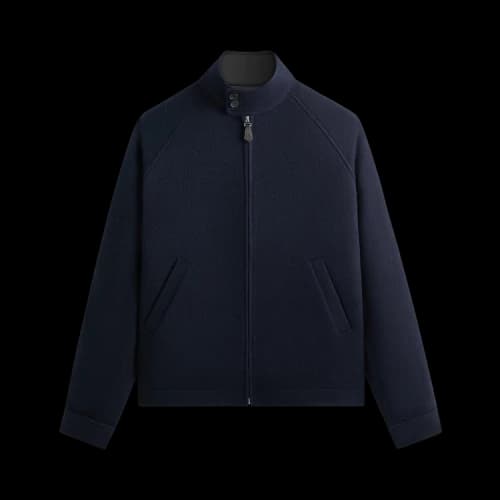Kith Double Face Wool Harrington Jacket 'Nocturnal'