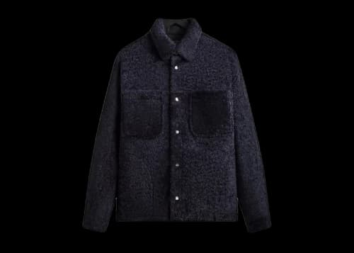 Kith Shearling Ace Shirt Jacket Ink