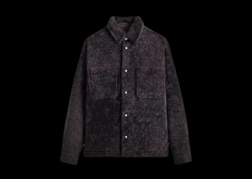 Kith Shearling Ace Shirt Jacket Thunder