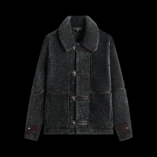 Kith Shearling Lucian Jacket 'Machine'