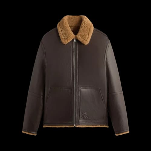 Kith Reversible Shearling Bomber 'Kindling'