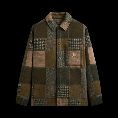 Kith Patchwork Wool Coaches Jacket 'Chelonian'
