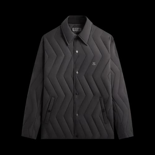 Kith Quilted Puffed Reese Shirt Jacket 'Black'