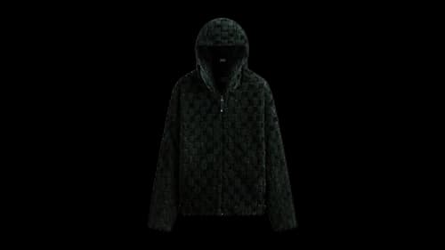 Kith Faux Fur Cropped Hoodie Bomber Stadium