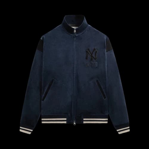 Kith For The New York Yankees Luxe Velour Track Jacket 'Nocturnal'