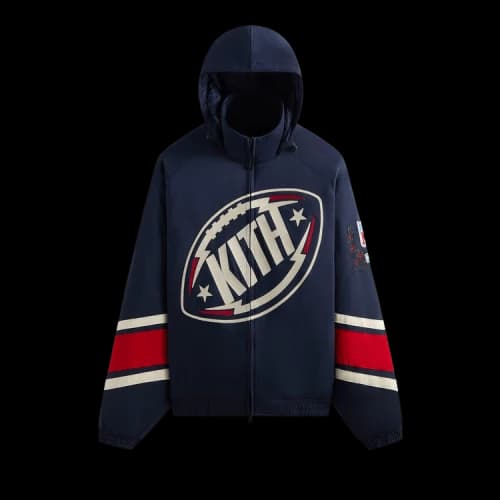 Kith For The NFL New York Giants Padded Nylon Jacket 'Nocturnal'