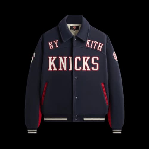 Kith For The New York Knicks Madison Square Garden Wool Varsity Jacket 'Nocturnal'