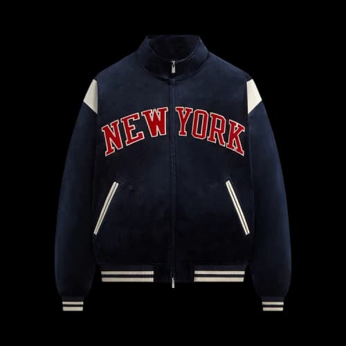 Kith For The New York Knicks Velour Track Jacket 'Nocturnal'